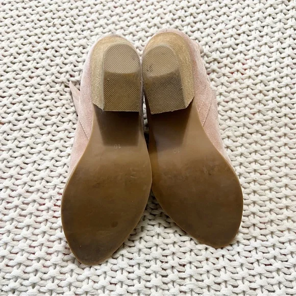 Jeffrey Campbell Pink Suede Western Ankle Boots 10 - Picture 3 of 8